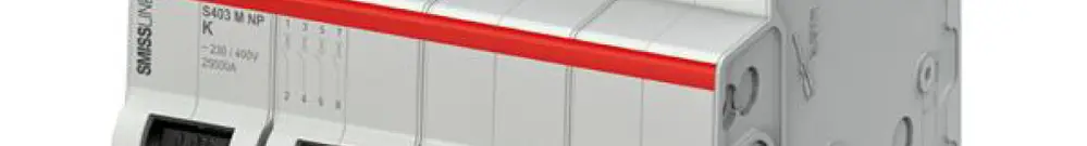 Disjoncteur SMISSLINE TP S 4×4A K 25kA NP 