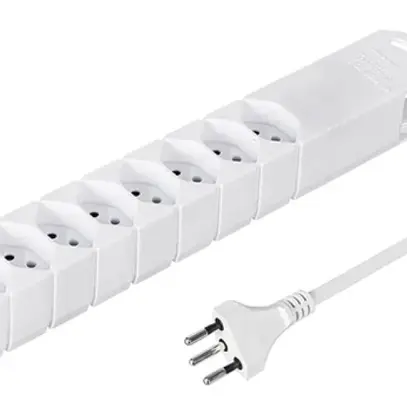 Prise multiple A. Steffen VARIABL 10A 8×T13 magnétique blanc 