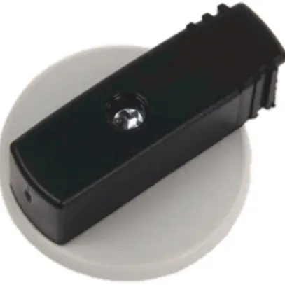 Manette rotative AB 140M-C-KN1, verrouillable, noir 