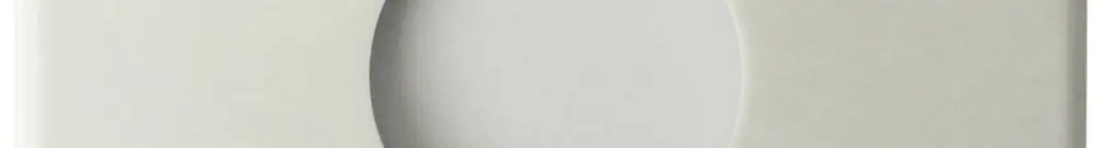 Plaque de recouvrement III 43mm blanc 
