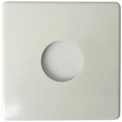 Plaque de recouvrement III 43mm blanc 