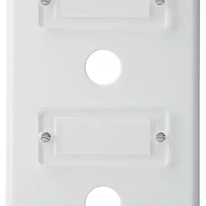 Plaque de recouvrement ENC basico 3×1 16+16+16mm blanc 