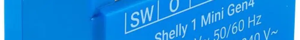 Shelly 1 Mini Gen4 WiFi-Switch, Matter Act. comm. WLAN, 8 A, Bluetooth 