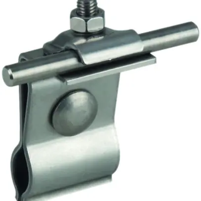 Support conducteur de toit DEHN/elvatec KB Ø6…10mm borne de serrage Ø20…25mm V2A 