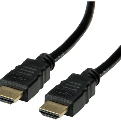 HDMI-Kabel ROLINE RM 8K@60Hz (HDMI 2.1) HDR 3D Ethernet schwarz 5m 