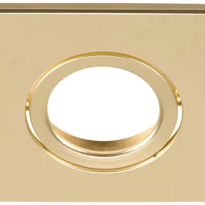 Bague de recouvrement SLV UNIVERSAL IP20 matière synthétique 88×88×3.5mm or mat 