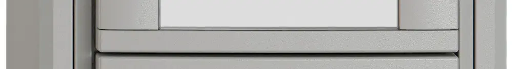 Poussoir KNX RGB AP EDIZIO.liv SNAPFIX® capteur temp.s.LED étiqu.2× comm.2T grc 