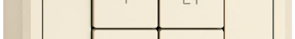 AP-Nebenstelle Dimmer EDIZIO.liv Wiser SNAPFIX® 1 Szene 4 Tasten WLAN cr 