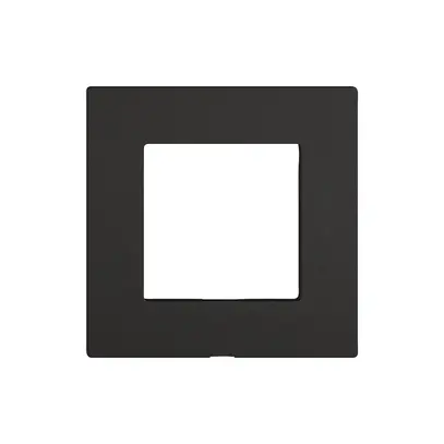 Piastra frontale EDIZIO.liv Wiser 60×60mm nero 