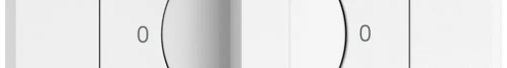 Interruttore rotativo INC EDIZIO.liv SNAPFIX® manopola interruttore 0/1L bi 