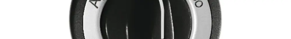 Frontset Aperto-I-Chiuso schwarz für Schwenktaster FH 