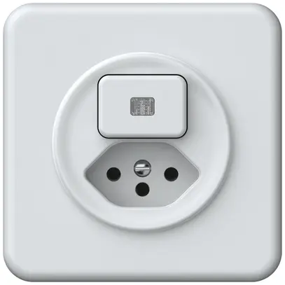 Combinaison ENC origin sch 3 + 1×type 13 92×92mm lumineux blanc 