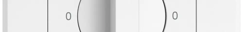 UP-Montageset EDIZIO.liv SNAPFIX® f.Drehschalter m.Griff 0-Inverno-0-Estate ws 