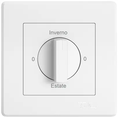 UP-Montageset EDIZIO.liv SNAPFIX® f.Drehschalter m.Griff 0-Inverno-0-Estate ws 