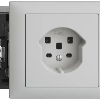 Presa INS EDIZIOdue T25 16A grigio chiaro, 53mm, morsetti a vite 