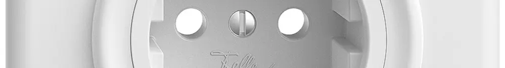 UP-Frontset Feller STANDARDdue für Schuko-Steckdose 90×90mm weiss 