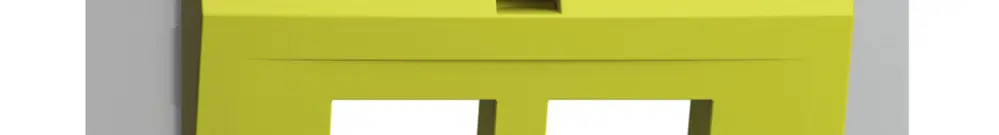 Kit de montage ENC Edue FM, avec capot de sortie oblique, pour 2×Keystone, lemon 