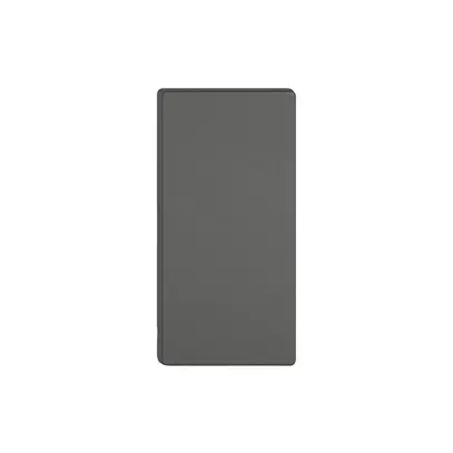 Poussoir 1/2 EDIZIO.liv Wiser avec SNAPFIX® horiz.sans symbole grf 