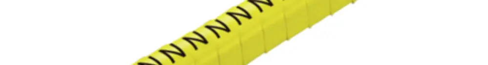 Marqueur de conducteur Weidmüller CLI C MP p.Ø4…5mm 3×6mm impression: N jaune 
