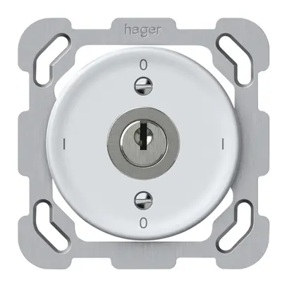 Interruttore a chiave INC origin interruttore 0/2L 16A 250V 0-I-0-I 77×77mm bi 
