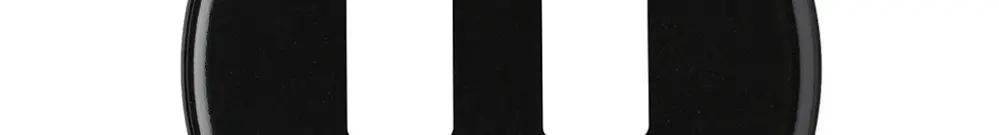 Disco frontale basico H per presa di carica USB nero 