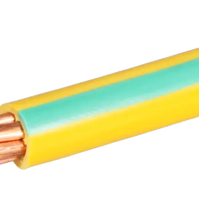 Corde d'installation T 35mm² vert/jaune Eca Une longueur