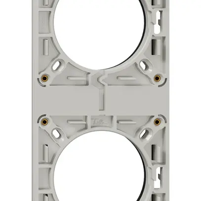 NUP-Kopfzeile Feller NEVO, 2×1, für N.CO-Apparate, lichtgrau 
