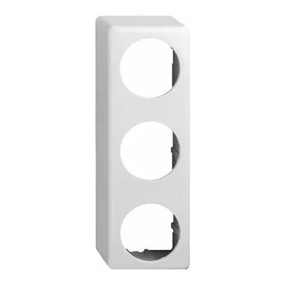 Capot AP FH 3×1 BS 48mm blanc 