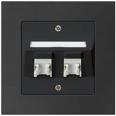 Presa INC kallysto.pro C cat.5e 2RJ45/u nero 
