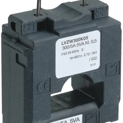 Trasformatore di corrente Hager 1P weber.vertigroup DIN1…3 300/5A 2.5VA cl.0.5 