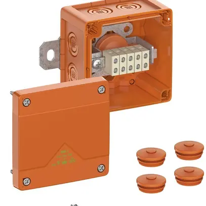 Boîte de dérivation AP Spelsberg WKE 2 5×1.5mm² E90 100×100×70mm IP66 or 