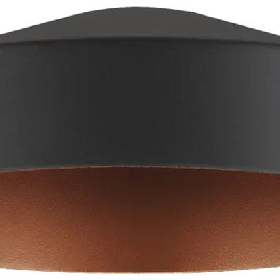 Paralume SLV LALU TETRA acciaio Ø140×49mm nero bronzo a tinta unita 