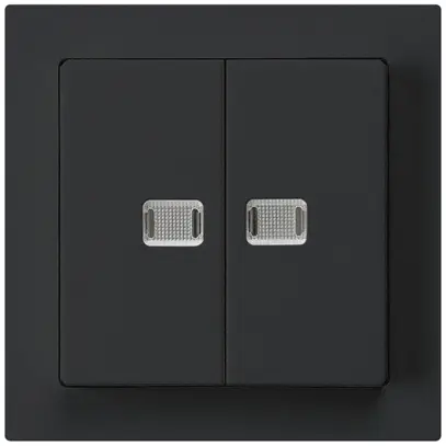 Kit frontal kallysto noir avec 2 lentilles 60×60mm 