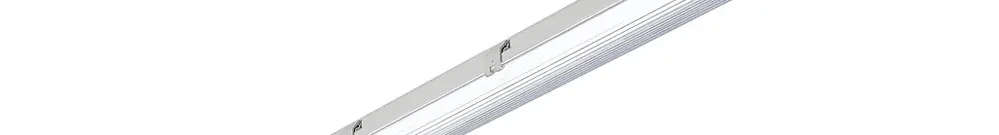 Luminaire p.locaux hum.Sylvania SYLPROOF G13 1×18W 2300lm 865 IP65 1580×65mm gr 