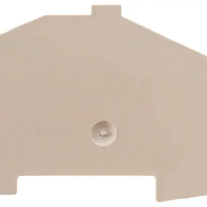 Plaque de fermeture Weidmüller PAP PDL6S 118.1×1.5mm beige 