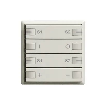 Kit frontale ON-OFF varia.scen 2c/4t ZEP EDIZIOdue grigio chiaro 