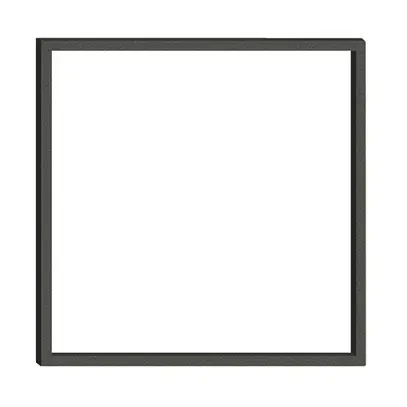 Cadre complémentaire EDIZIOdue prestige 1×1 noir 