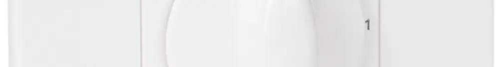 UP-Drehschalter ATO 1/1L weiss 0-1-2-1+2 