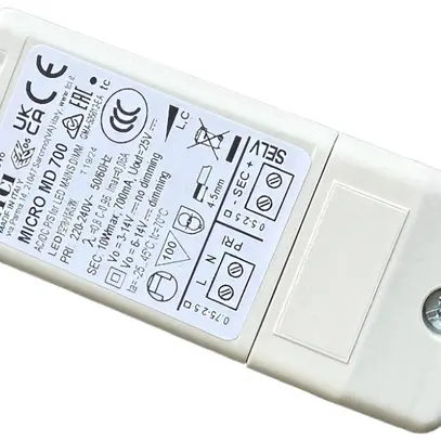Alimentation LED Elektrogros MICRO MD 4.2…10W 3…14V 700mA VAR 