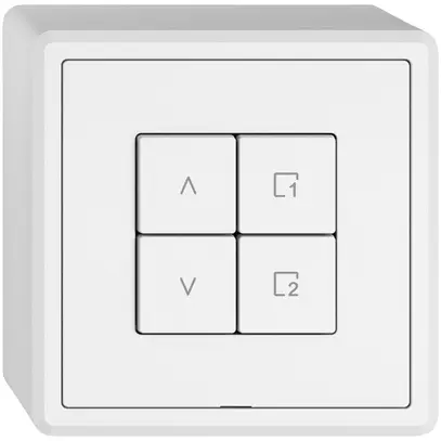 Interruttore tapparelle AP EDIZIO.liv Wiser SNAPFIX® 1 scena 4 tasti WLAN bi 