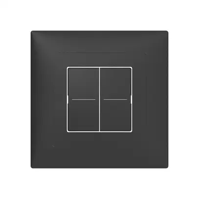 Corona per sensore pulsante SIDUS KNX Basic Fset-B 2/4, antracite 