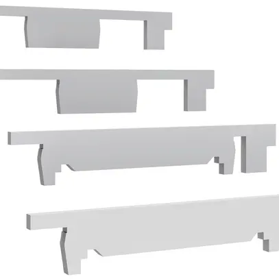 Cloison Schneider Electric PrismaSeT XL 21×123×4mm matière synthétique 