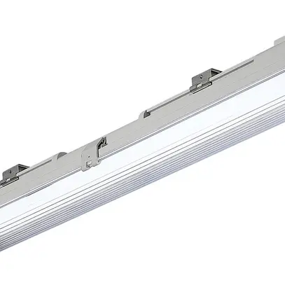 Luminaire p.locaux hum.Sylvania SYLPROOF G13 1×6.6W 750lm 865 IP65 670×65mm gr 