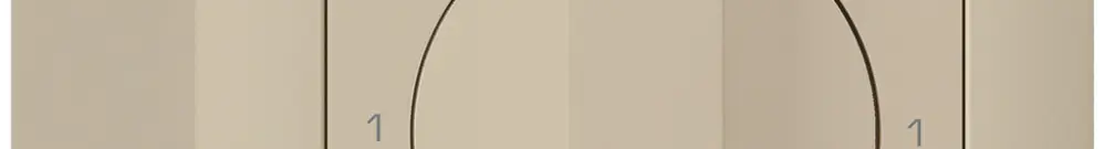 Interrupteur rotatif AP kallysto 2/1L beige 0-A-0-H avec manette 