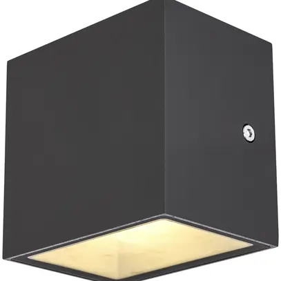 Lampada a muro LED SLV SITRA CUBE WL 10W 1120lm 3000K IP44 90°/90° antracite 