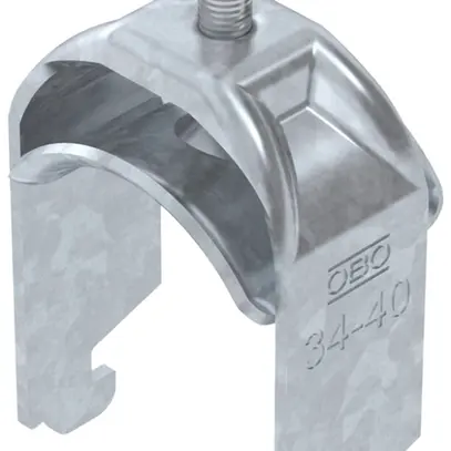 Brida rapida BET 2056 piede a N metallo 34…40mm 1×cavo acciaio Zn-cal-im 