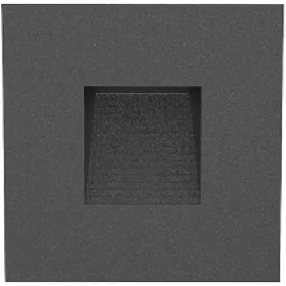 Applique LED INS DOTLUX EASYSTAIR 1.5W 70lm 3000K IP44 82×82mm nero 