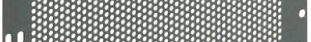 Piastra di montaggio Hager univers N 390×247mm punzonatura acciaio 
