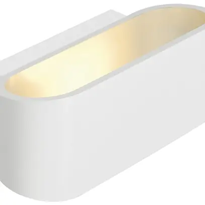 Lampada a muro SLV OSSA, R7s 100W up/down ovale IP20 bianco 