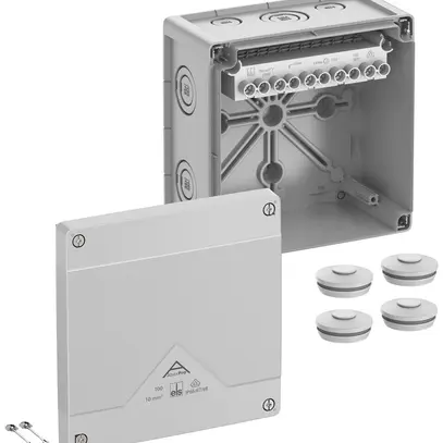 Boîte de dérivation AP Spelsberg Abox Pro 100-10² 152×152×85mm IP69 gr 